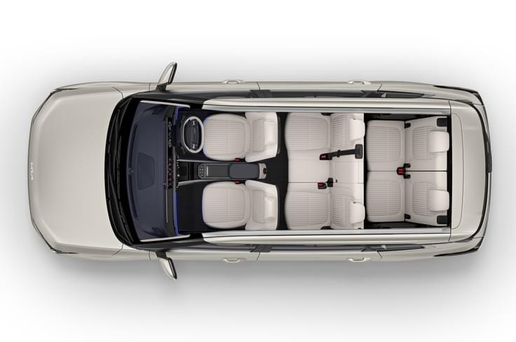 The Carens Clavis EV is exclusively available in a 7-seater configuration. Kia Carens Clavis EV seating configuration