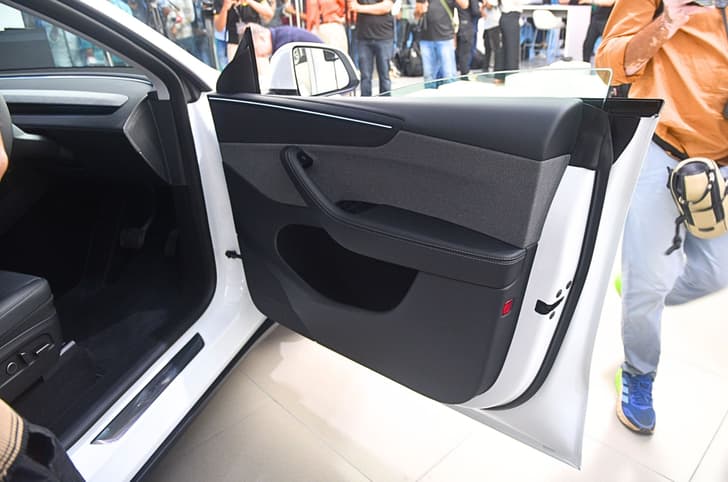 Tesla Model Y front doors
