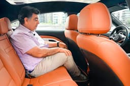 Mercedes-Benz CLA EV rear seat space