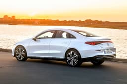 Mercedes-Benz CLA EV rear quarter static