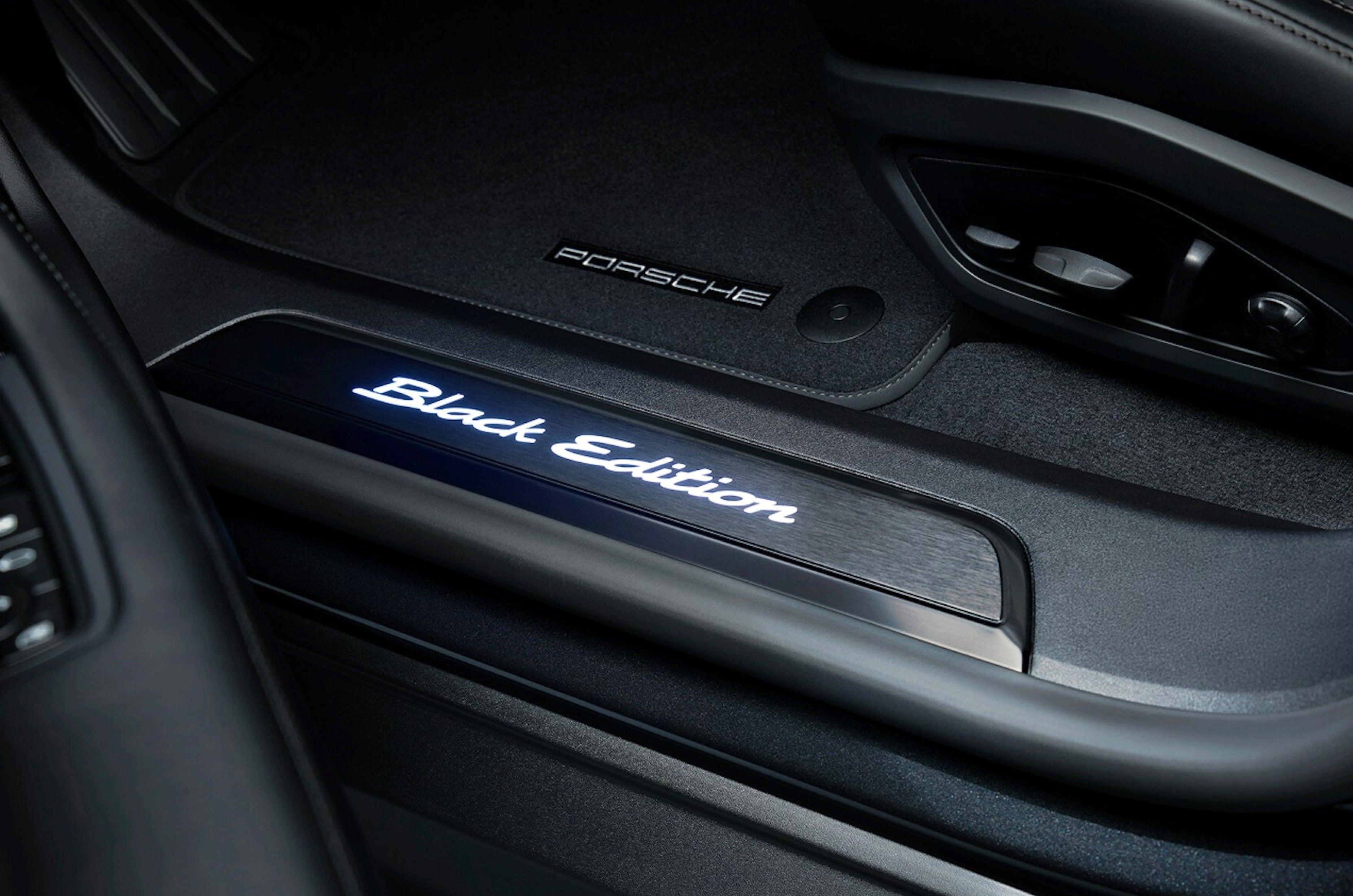 Porsche Taycan 4S Black Edition door sills