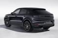 Over the Chromite Black Metallic exterior paint, Porsche is also offering Carrara White, Dolomite Silver, Quartzite Grey, Carmine Red, and Cashmere Beige as no-cost options. Porsche Cayenne and Cayenne Coupe Black Edition exterior rear
