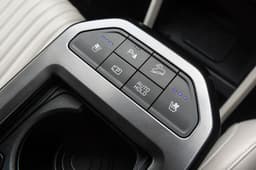 Kia Carens Clavis EV center console controls 