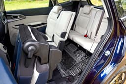 Kia Carens Clavis EV third row tumble down 