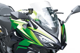 Kawasaki Ninja 1100SX front end look in Kawasaki Green