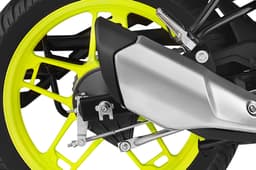 Honda CB125 Hornet rear drum brake, alloy and exhaust