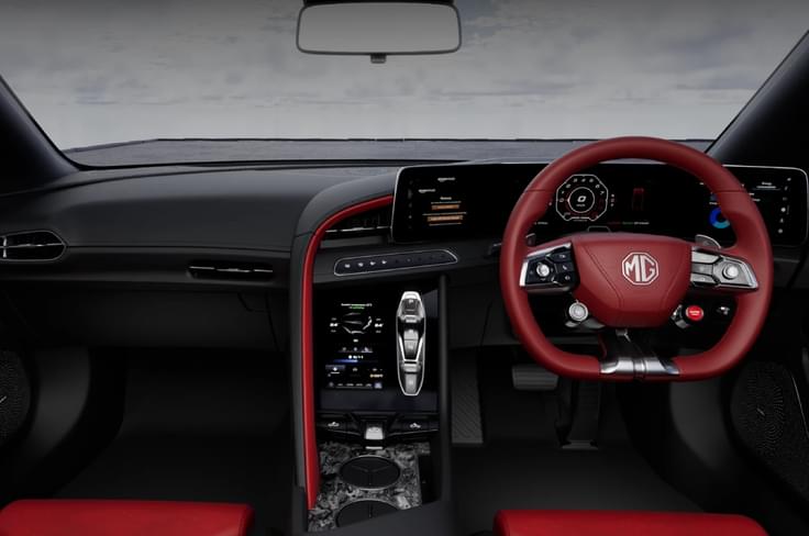 MG Cyberster interior MG Cyberster interior