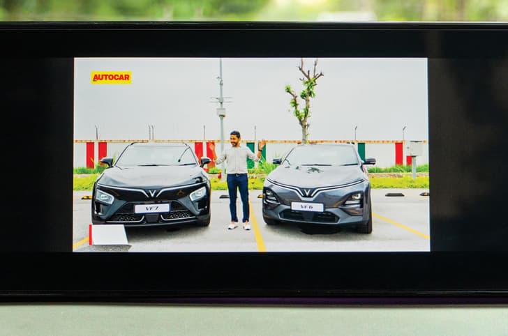 Mahindra XEV 9e passenger side infotainment screen