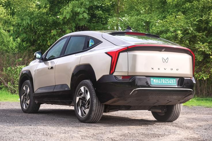 Mahindra XEV 9e rear left static Mahindra XEV 9e rear left static