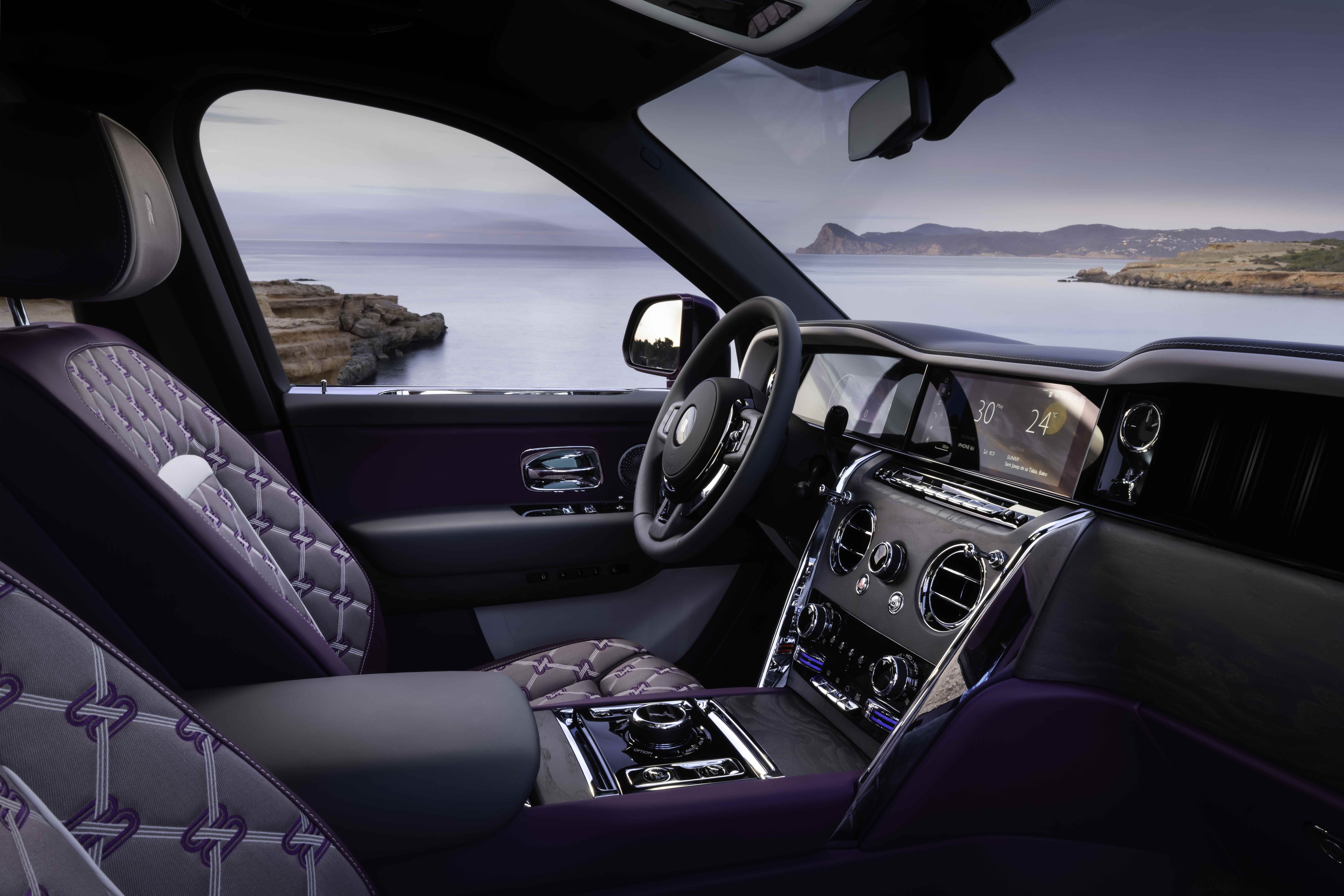 rolls royce cullinan series 2 on hilltop