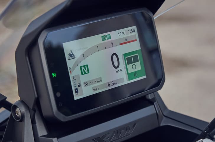 Honda XADV TFT display