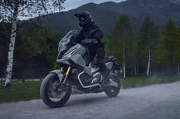 Honda XADV front left side riding shot