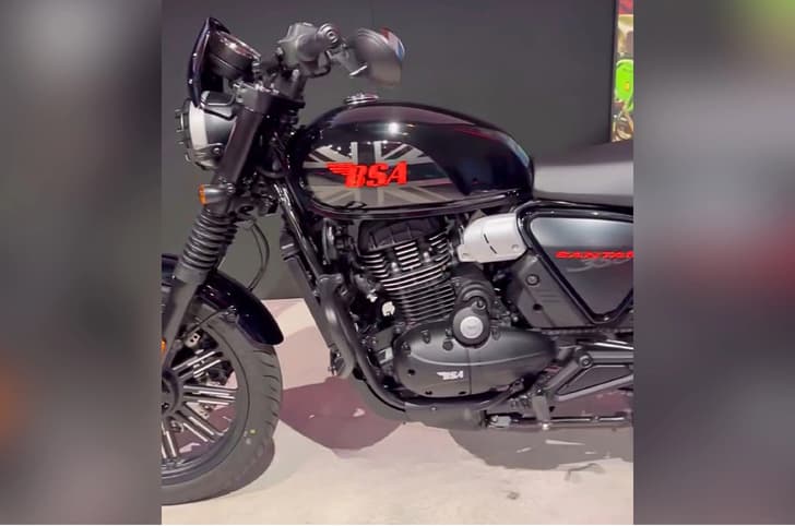 BSA Bantam 350 engine and fuel tank