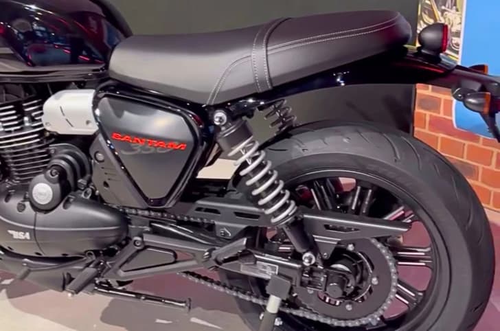 BSA Bantam 350 seat and rear suspension