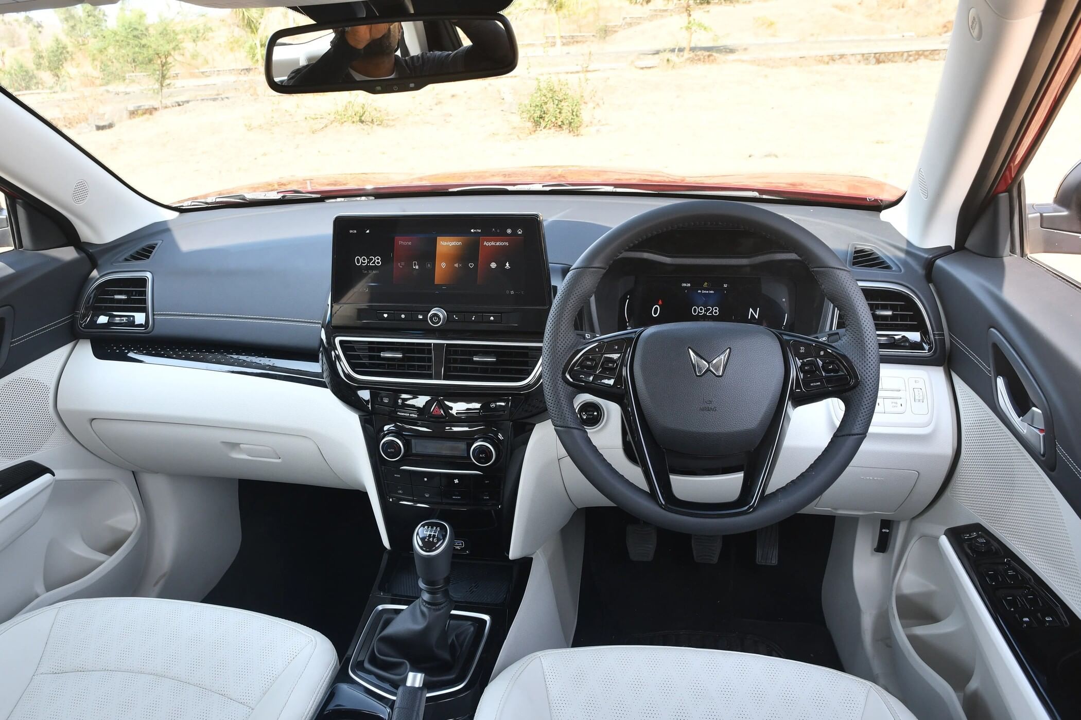 Soft-touch materials and dual-tone colours give the XUV 3XO
