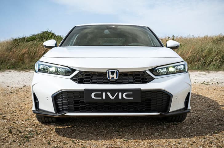 2025 honda civic facelift in field