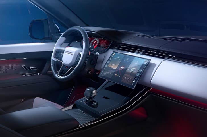 Range Rover Sport Carbon Edition interior dashboard.