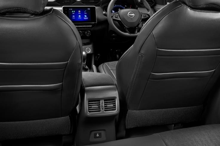 Nissan Magnite Kuro rear AC vents Nissan Magnite Kuro rear AC vents