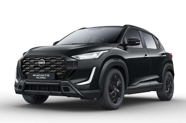 Nissan Magnite Kuro front left Nissan Magnite Kuro front left