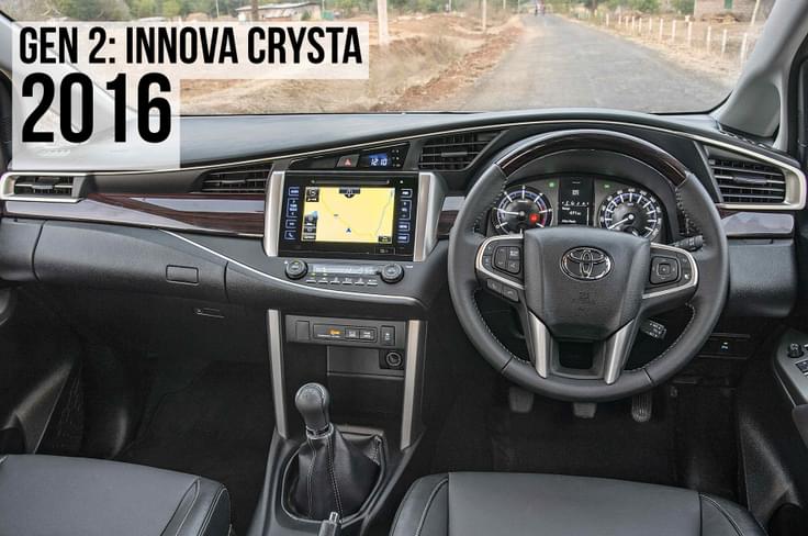 2016 toyota innova crysta interior dashboard 2016 toyota innova crysta in field