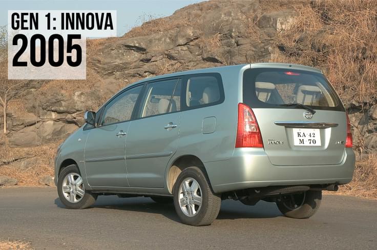 2005 toyota innova rear three quarter 2005 toyota innova in field