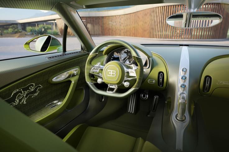 Bugatti Brouillard interior dashboard view