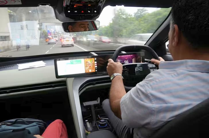 Mahindra BE 6 interior dashboard