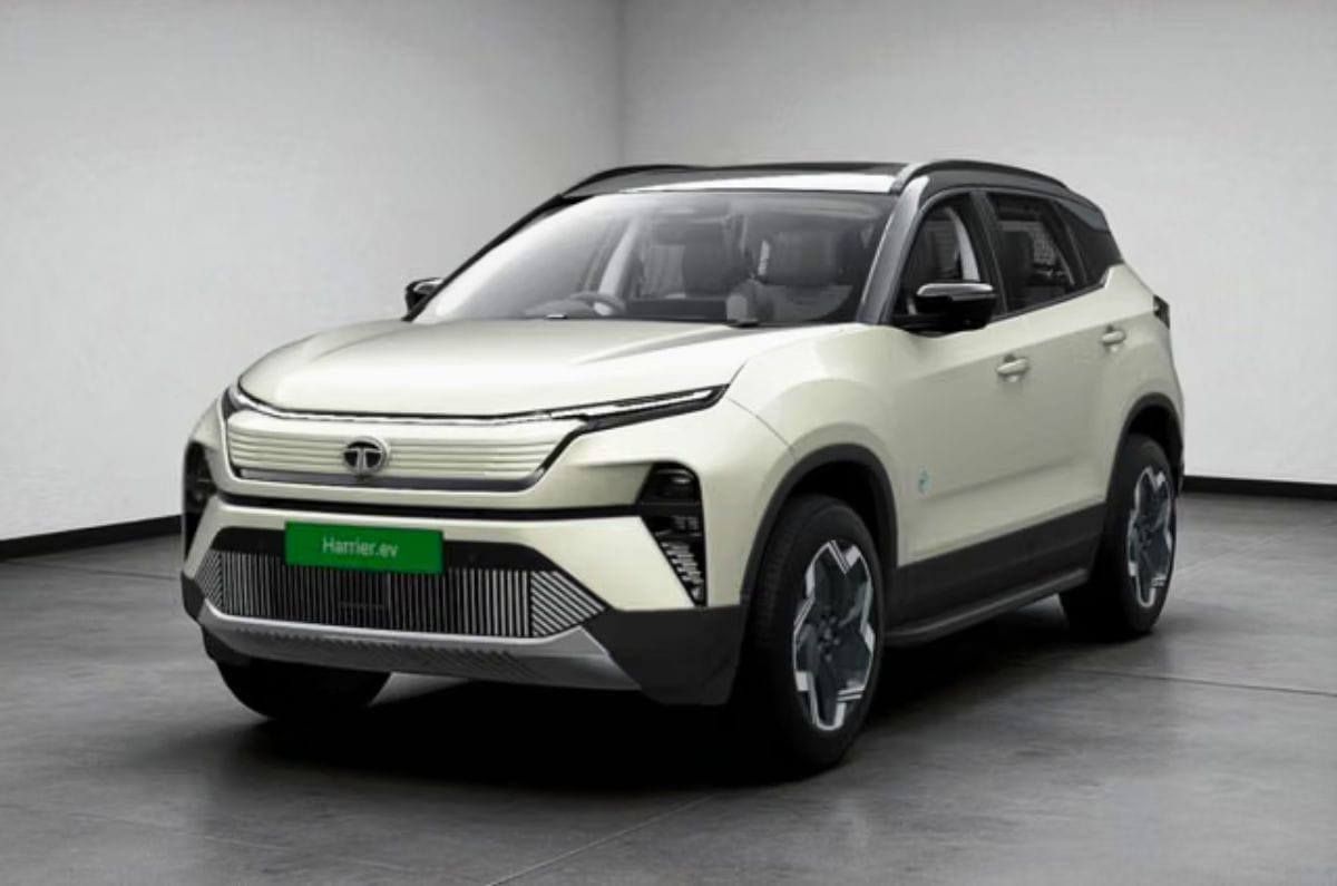 The Empowered Oxide colour is available only on Empowered trims of the Tata Harrier EV.