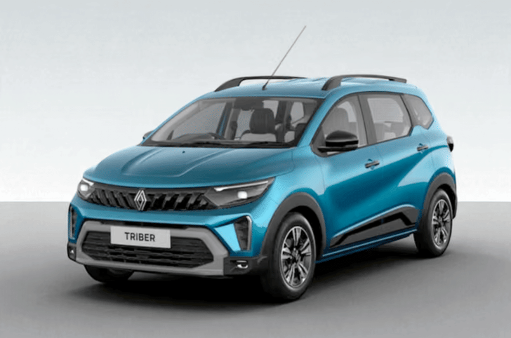 Renault Triber in Zanskar Blue colour