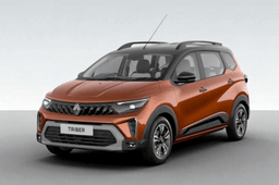 Renault Triber dual-tone in Amber Terracotta with Mystery Black roof