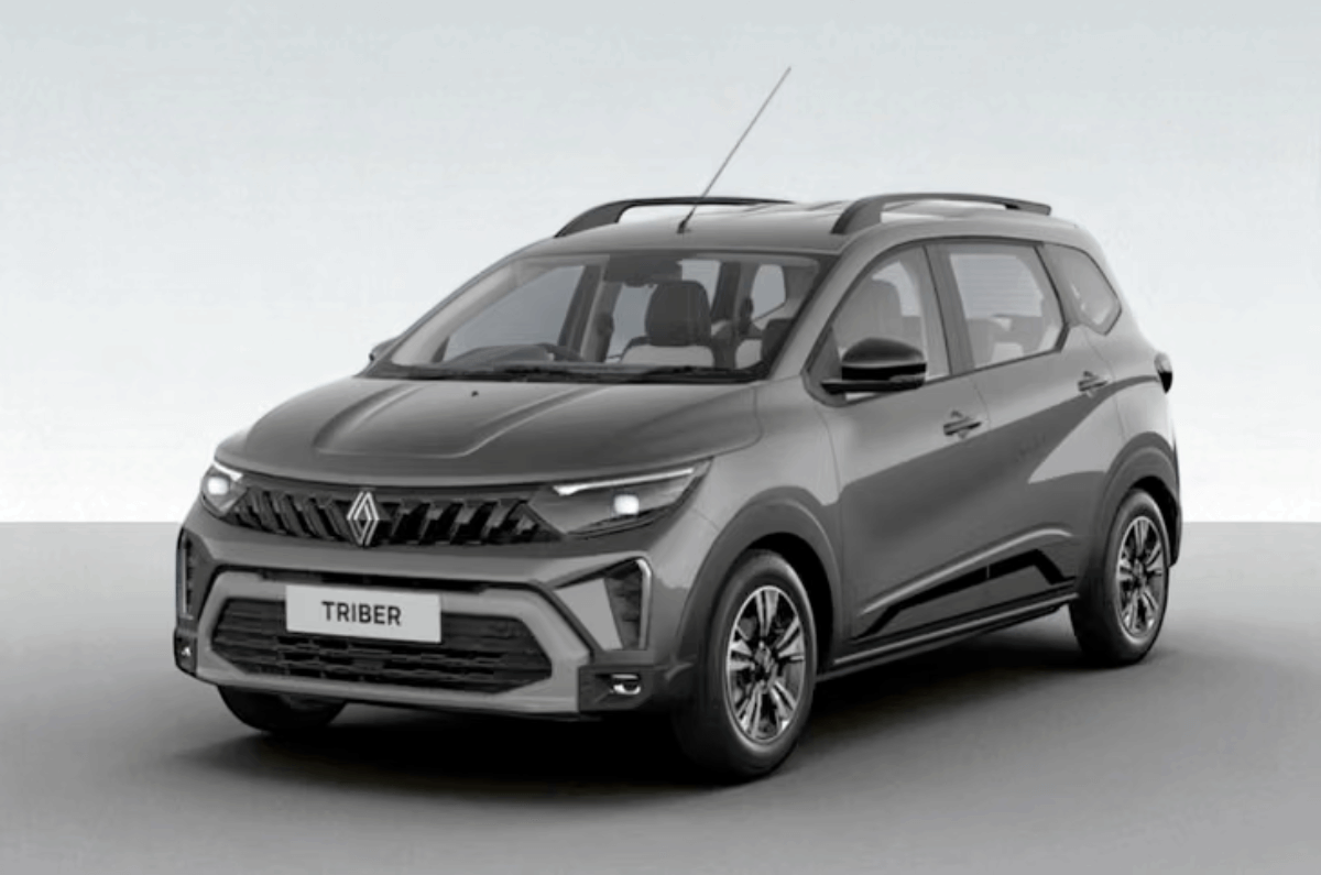 Renault Triber Shadow Grey colour.