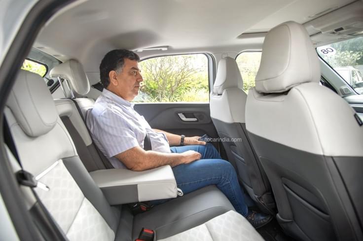 tata punch ev rear seats tata punch ev in field