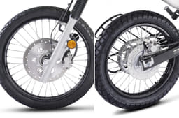 2026 Kawasaki KLX230 spoke wheels