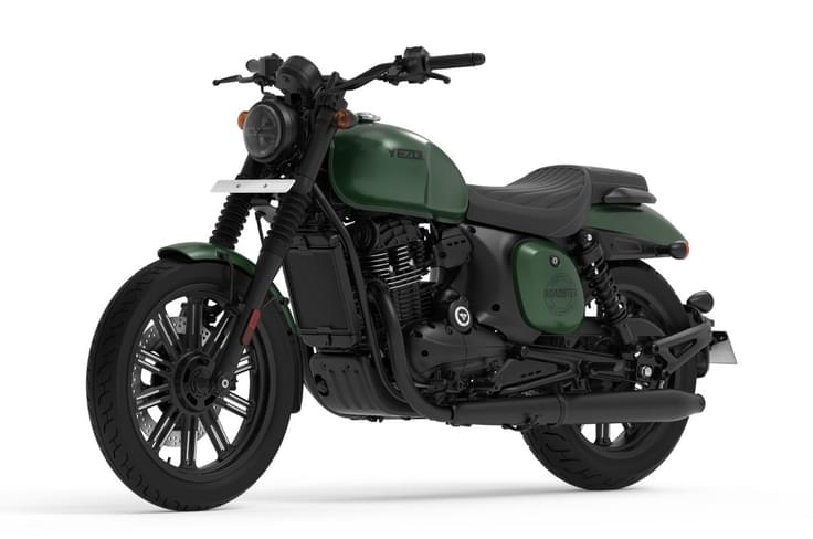 Savage Green Yezdi Roadster in green