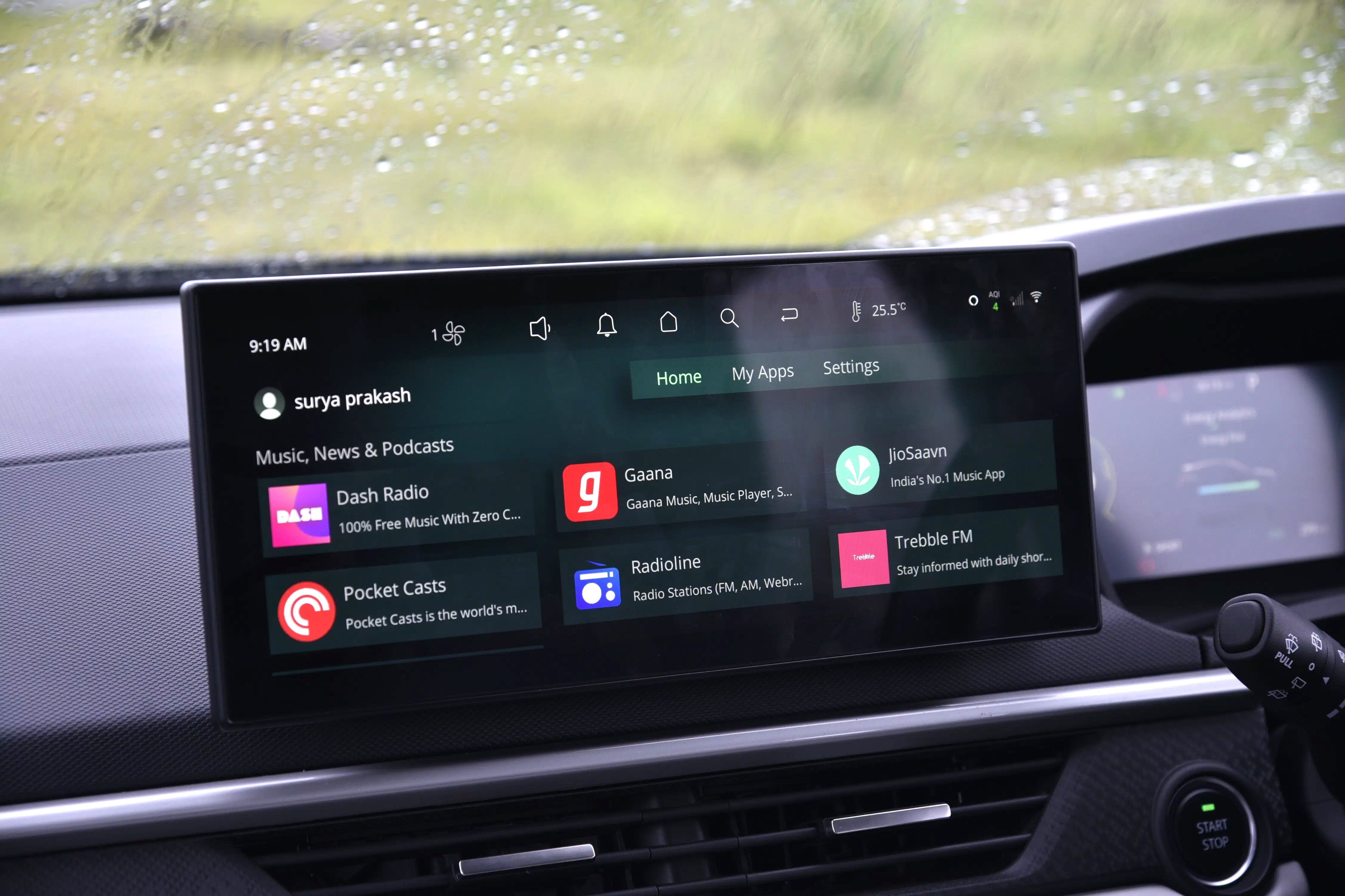 Large 12.3-inch touchscreen is slick and bright, but suffers from minor glitches.