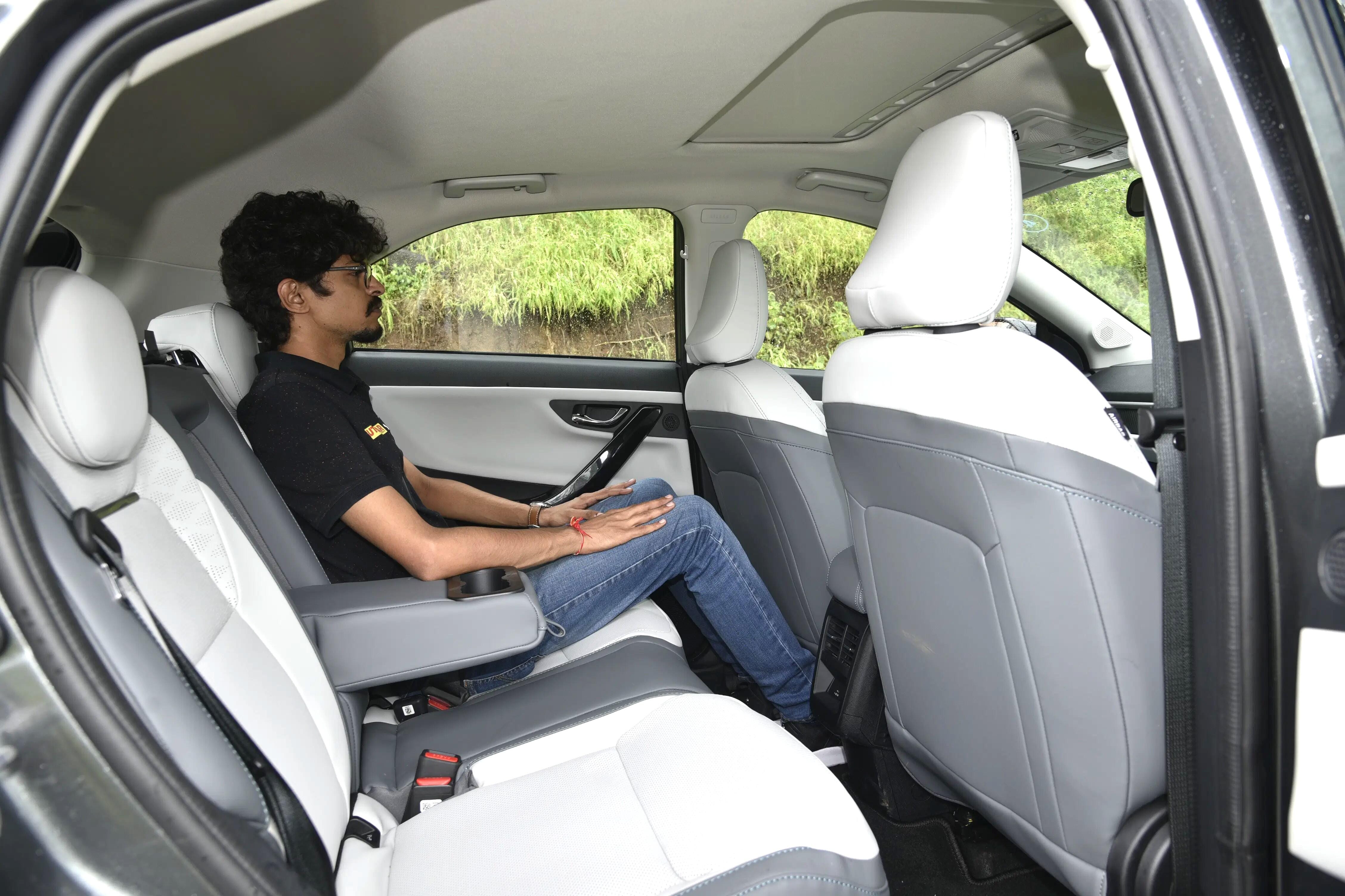 Rear seats have good under-thigh support, but headroom for tall passengers is limited.