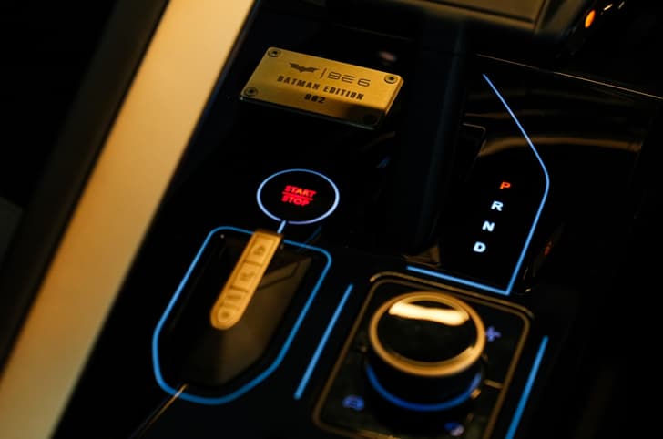 Mahindra BE 6 Batman Edition centre console