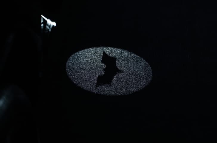 Mahindra BE 6 Batman Edition puddle lamp