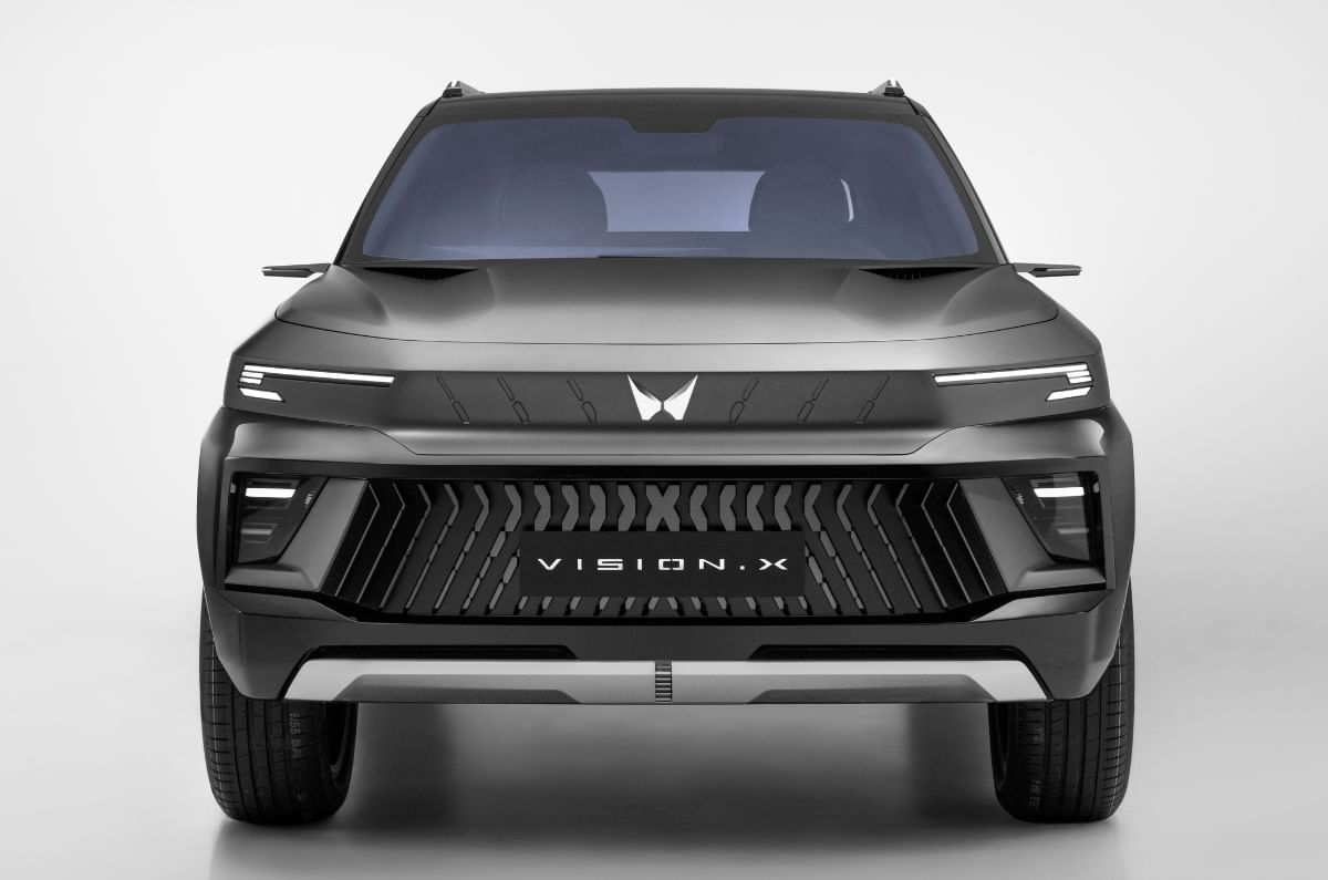The Vision X previews a compact SUV expected to bear the XUV or XEV brand.
