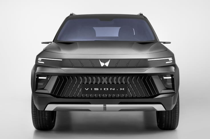 Mahindra Vision X front head on Mahindra Vision X front head on