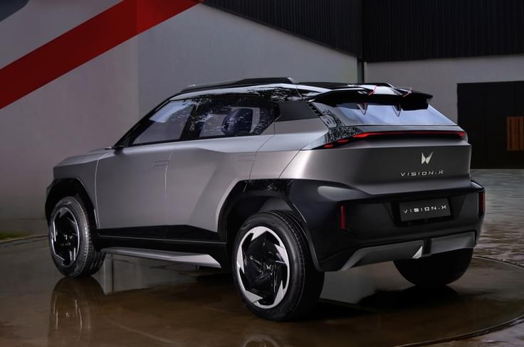 Mahindra Vision X rear left side Mahindra Vision X rear left side