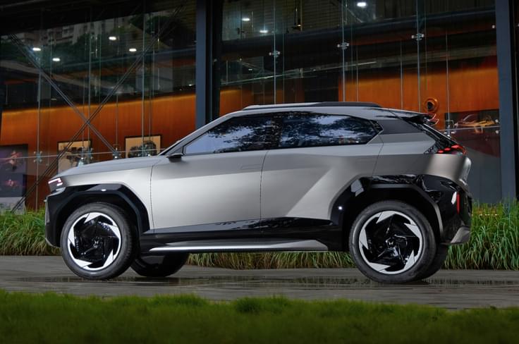 Mahindra Vision X left side profile Mahindra Vision X left side profile