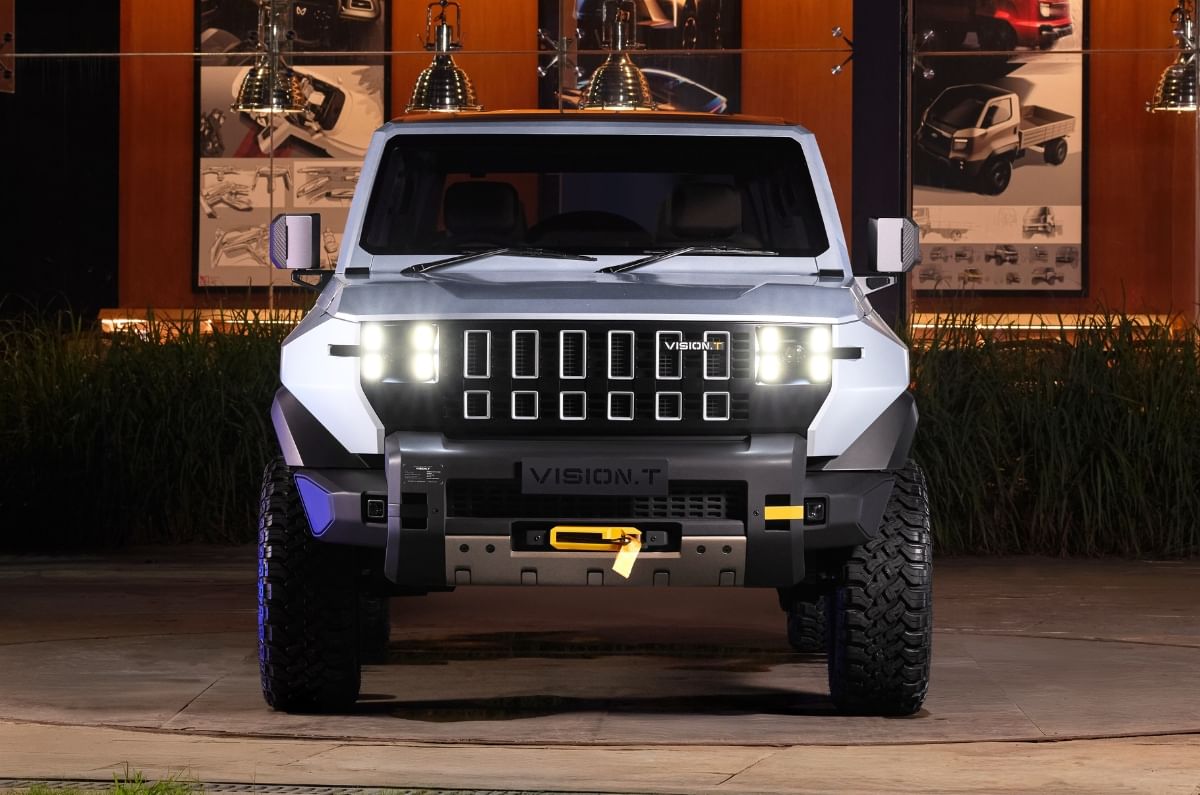 Mahindra Vision T is an evolution of the Thar.e concept from 2023.  