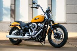 Harley Davidson front right static in field