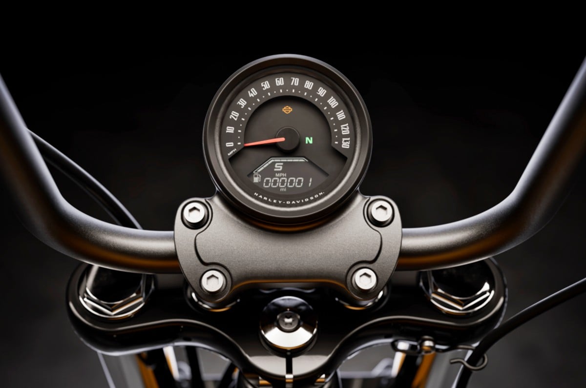 Harley Davidson Street Bob display