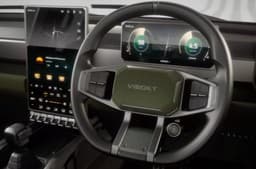 Mahindra Vision T interior digital instrument cluster 