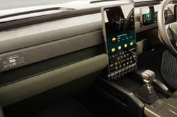 Mahindra Vision T interior dash panel 