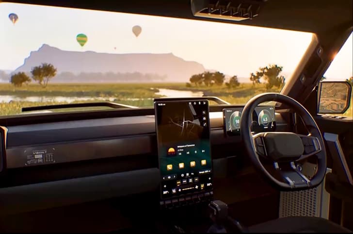 Mahindra Vision T interior 