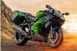 Ninja H2 SX front three quarter real-life shot