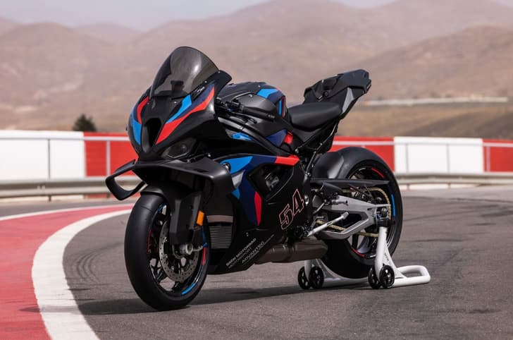 BMW M 1000 RR front three quarter shot